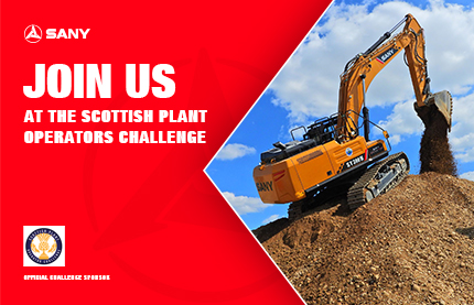 SANY signs up for the Scottish Plant Operator Challenge