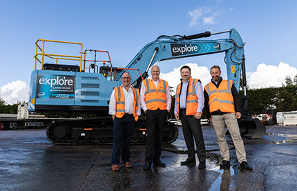 SANY sells first 23-Tonne Electric Excavator in the UK to Explore Plant and Transport Solutions